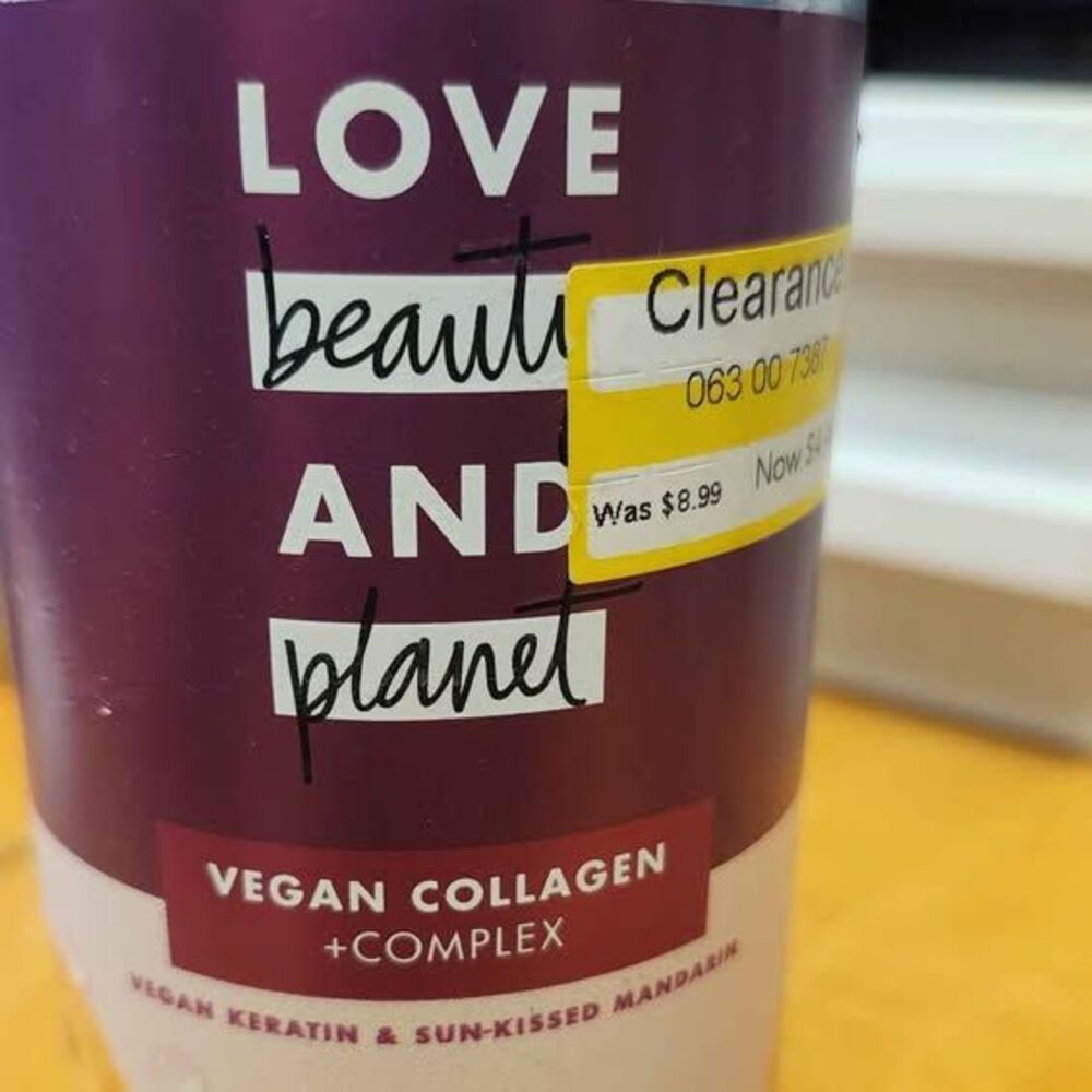 New LOVE beauty AND planet Vegan Shampoo Mandarin 13.5oz